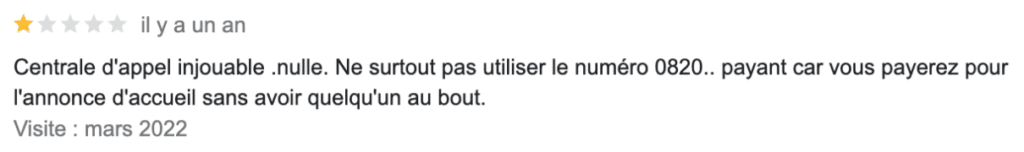 avis clients négatifs location auto