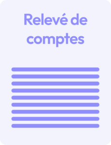 Relevé de comptes